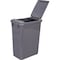Hardware Resources Grey 35 Quart Plastic Waste Container Lid CAN-35LIDGRY - alternate 2